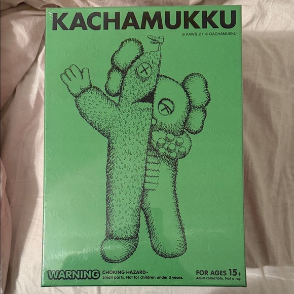 KAWS Other - Kaws Kachamukku painted “green & red” vinyl figure